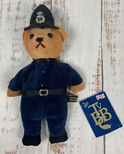 Velveteen Bean Bear Company Great Britain UK ER Police British Bobby 9” NW Tags picture