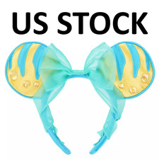 Japan Tokyo Disney Ariel Flounder Ears Headband Little Mermaid【US STOCK】 picture