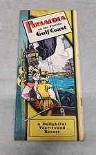 Rare C. 1930 Pensacola FL Brochure W/ Map Naval Air Station Vtg Nice Graphics  picture