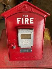 Vintage Gamewell fire call box alarm Gamewell Wall mount #1762 picture