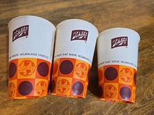 Vintage 1968 Schlitz Beer Wax Cups lot picture