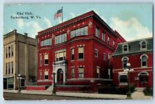Parkersburg West Virginia Postcard Elks' Club Building Exterior 1908 Antique picture