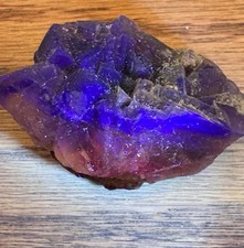 ✨BLACK ROSE FLUORITE - Glows Under UV Light #50 picture