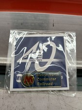 Vintage-Retro MTA Metro-North Railroad Commemorative 40th Anniv. Pin 1983-2023 picture