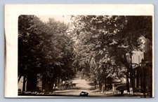 J87/ Cumberland Ohio RPPC Postcard c1910 Cambridge Main St Residences 1877 picture