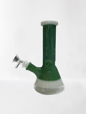 Hookah Water Pipe Bong Glass 8 Inch - Moss Green picture