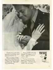 1945 Trushay Hand Lotion Cream US Soldier War Bride Romantic Hug WWII Print Ad picture