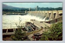 OR-Oregon, Bonneville Dam, Antique, Vintage Postcard picture