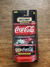 Coca-Cola 1933 Ford Coupe Matchbox Collectibles Die-cast Car Red White 1999 picture