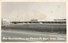 RPPC VTG New Frontier Motel HWY 30 West Ames IA Iowa Real Photo P213 picture