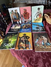 SAGA Volumes 1-9 LN TPB Image Fiona Staples, Brian K Vaughan Graphic FREE S/H picture