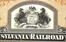 Vintage 1900s-1950s PA Railroad Stock Certificate 🚂 “Pennsy” Philadelphia picture