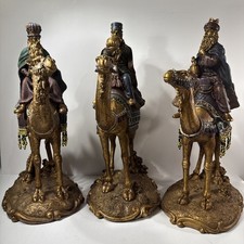 Vtg Bombay Company The Magi 3 Wise Men Camels Large Nativity Christmas 2004 picture