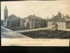 Vintage Postcard 1901-1907 Woman's College 1st M.E. Church Baltimore Maryland picture