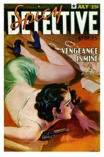Spicy Detective Magazine (1930s) Cover - 24x36โ - Retro MCM - Hi-Res๐ Print picture