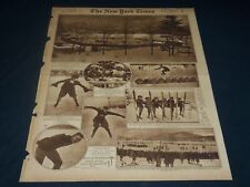 1920 FEBRUARY 29 NEW YORK TIMES PICTURE SECTION - CAPABLANCA - PHOTOS - NT 8771 picture