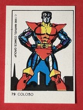 1980 Ultra Figus Blank Back Marvel Argentina 79 Colossus  More Rare Version picture
