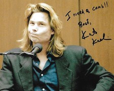 Kato Kaelin auto/signed 8x10 photo O.J. Simpson Trial Witness RARE COA LOOK picture