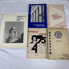 Vintage Tennessee HBCU College Catalog Bulletin Lot TSU Morristown 1967-1993 picture