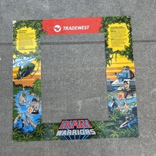 Original Monitor Bezel Ikarie Warriors Trade West 23 5/8 X 23 5/8  ARCADE Art picture
