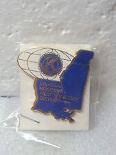 Kiwanis International Louisana Mississippi West Tennessee District Pin NIP picture
