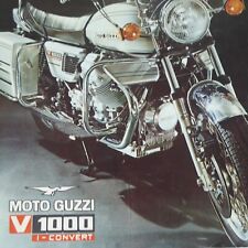 Vintage 1976 Moto Guzzi V1000 I-Convert Print Ad Itallian Motorcycle Motor Bike picture