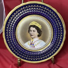 Queen Elizabeth 1953 Coronation Aynsley ENGLAND Bone China Commemorative Plate picture