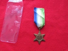 ORIGINAL UNNAMED WW 2 ATLANTIC STAR MEDAL WITH RIBBON (A) picture