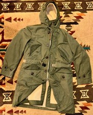Vtg 1951 Military USAF M51 OVERCOAT PARKA WITH PILE LINER 1951 KOREAN WAR SMALL picture