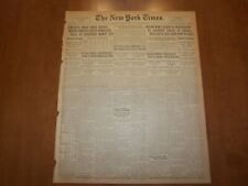 1918 MARCH 6 NEW YORK TIMES - DEMOCRATS SWEEP EVERY DISTRICT - NT 8143 picture