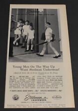 1964 Print Ad Stedman Underwear Boys Elevator Briefs Boxer Shorts Young Men art picture
