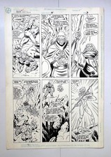 Hawk And Dove 15 Pg 3 Original Art By Greg Gugler And Scott Hanna 1990 picture