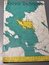Rare Post War Richmond A Pictorial Summary of Post War Accomplishments 1945-1949 picture
