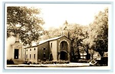 c1940's Blessed Sacrament Church Allegan Michigan MI RPPC Photo Postcard picture