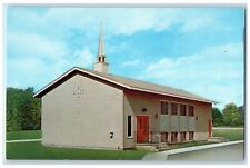 c1950's Grace Baptist Church Building Entrance Mission South Dakota SD Postcard picture