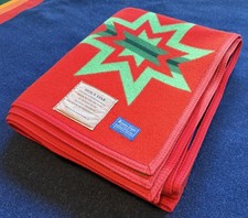 Pendleton Sioux Star Wool Blanket Red Green Limited (PRE-LAWSUIT) 76