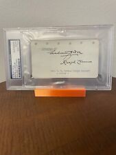 RALPH CONNOR - SIGNED AUTOGRAPHED ALBUM PAGE - PSA/DNA SLABBED & CERTIFIED picture