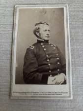 Rare 1862 Civil War CDV Union General Joseph Hooker From A Negative By Brady picture