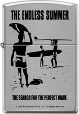 Endless Summer - Brushed Chrome Zippo Lighter picture