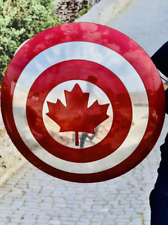 Captain Canada Shield, Metal Prop Replica, Captain America Inspired Canadian picture
