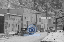 MAIN STREET MOGOLLON NEW MEXICO 1940 HISTORIC GOLD MINING TOW 4X6 POSTCARD PHOTO picture