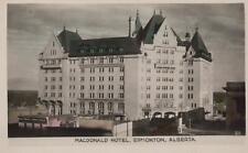 RPPC Postcard Macdonald Hotel Edmonton Alberta Canada  picture
