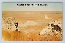 Wakeeney KS-Kansas, Castle Rock, Scenic View, Vintage Postcard picture