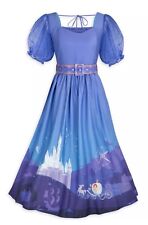 NEW Disney Dress Womens XLarge Blue Cinderella Castle Her Universe Ashley Taylor picture