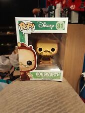 Funko Pop Cogsworth Disney's Beauty And The Beast 91 Vaulted picture