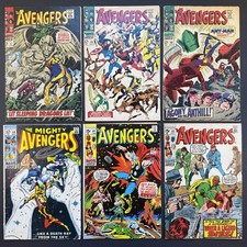 Avengers 41 44 46 64 81 84 KEYS Marvel Silver Bronze Age comic lot Scarlet Witch picture