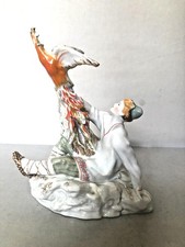 Vintage 1950s Russian LFZ Lomonosov Porcelain Figurine Ivan With Firebird picture