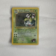 Pokemon Erika’s Venusaur 4/132 Holo Rare Gym Challenge Unlimited 2000 NM picture
