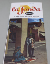 1960 La Fonda Hotel Brochure Santa Fe New Mexico Fred Harvey Hotel picture