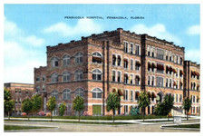 Vintage Postcard 1930-1945 Pensacola Hospital, Pensacola, Florida (FL) picture
